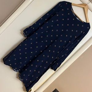 GUC OLD NAVY Long Sleeve Straight Line Dress-XXL